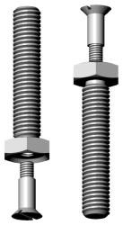 Schraube für Stellteller GSH M8X25/EBK