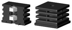 Expanderstopfen für Quadratrohr VS60X60X2M10/2