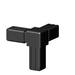 Steckverbinder für Quadratrohr Typ 3D3 3D3V13K