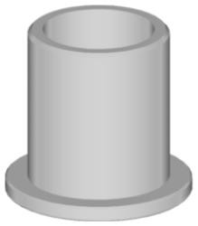 Gleitlager Mit Bund GFM-3034-37 - 30mm Innendurchmesser Für Universelle Anwendungen