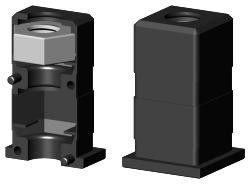 Expanderstopfen für Quadratrohr VS25X25X2M10/1H SO