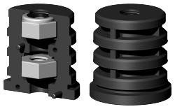 Expanderstopfen für Rundrohr RS40X2M10/2 985
