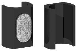 Klemmschalengleiter für Rundrohr KSG16-17/OZ FILZ