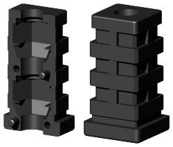 Expanderstopfen für Quadratrohr VS22X22X1.5M8/0