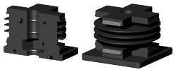 Polyamidstopfen für Quadratrohr VL55X55X2M10S/0